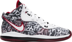 Лимитированные кроссовки Nike LeBron 8 PS &apos;Graffiti&apos;, черный