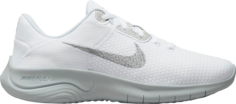 Кроссовки Nike Wmns Flex Experience Run 11 Wide &apos;White Metallic Silver&apos;, белый