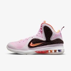 Кроссовки Nike LeBron Retro IX &apos;Regal Pink and Velvet Brown&apos;, розовый