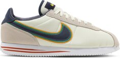 Кроссовки Nike Cortez Basic Premium &apos;Coconut Milk Thunder Blue&apos;, кремовый