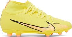 Бутсы Nike Zoom Mercurial Superfly 9 Club FG MG GS &apos;Lucent Pack&apos;, желтый