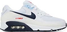 Кроссовки Nike Air Max 90 &apos;White Midnight Navy&apos;, белый