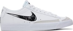 Кроссовки Nike Blazer Low &apos;77 GS &apos;Sketch - White Black&apos;, белый