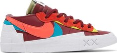 Кроссовки Nike KAWS x sacai x Blazer Low &apos;Team Red&apos;, красный