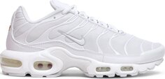 Кроссовки Nike Wmns Air Max Plus &apos;Triple White&apos;, белый