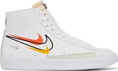 Кроссовки Nike Blazer Mid &apos;77 &apos;Multi Swoosh - Team Orange&apos;, белый