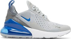 Кроссовки Nike Air Max 270 GS &apos;Light Smoke Grey Game Royal&apos;, серый