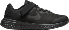 Кроссовки Nike Revolution 6 FlyEase 4E GS &apos;Black Dark Smoke Grey&apos;, черный