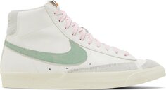 Кроссовки Nike Blazer Mid 77 Premium Certified Fresh Sail Enamel Green, белый