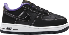 Кроссовки Nike Force 1 LV8 TD &apos;Cracked - Black White&apos;, черный