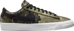 Кроссовки Nike Blazer Low Pro GT Premium SB &apos;Olive Realtree&apos;, зеленый