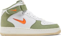 Кроссовки Nike Air Force 1 Mid QS &apos;Olive Green Total Orange&apos;, зеленый