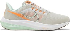 Кроссовки Nike Wmns Air Zoom Pegasus 39 Premium &apos;Photon Dust Orange Mint&apos;, кремовый