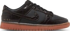 Кроссовки Nike Dunk Low SE &apos;Chocolate Croc&apos;, черный