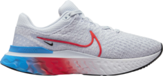 Кроссовки Nike Wmns React Infinity Run Flyknit 3 &apos;Grey Bright Crimson&apos;, серый