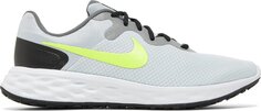 Кроссовки Nike Revolution 6 Next Nature &apos;Pure Platinum Volt&apos;, серый