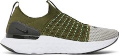 Кроссовки Nike React Phantom Run Flyknit 2 &apos;Rough Green Sequoia&apos;, зеленый