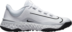Кроссовки Nike Wmns Alpha Huarache Elite 4 TF &apos;White Pure Platinum&apos;, белый