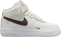 Кроссовки Nike Force 1 Mid SE PS &apos;40th Anniversary - Sail Brown Basalt&apos;, кремовый