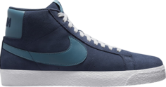 Кроссовки Nike Zoom Blazer Mid SB &apos;Navy Aqua&apos;, синий