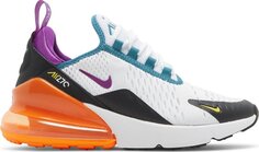 Кроссовки Nike Air Max 270 GS &apos;White Orange Purple&apos;, белый