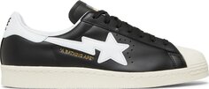 Мужские кроссовки Adidas BAPE x Superstar, черный/белый