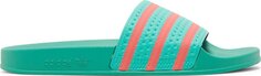 Сандалии Adidas Adilette Slide &apos;Hi-Res Green Turbo&apos;, зеленый