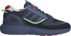 Кроссовки Adidas ZX 5000 Boost &apos;Legend Ink Semi Screaming Green&apos;, синий