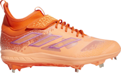 Бутсы Adidas Adizero Afterburner NWV Velcro &apos;Impact Orange&apos;, оранжевый