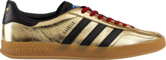 Лимитированные кроссовки Adidas Adidas x Gucci Gazelle &apos;Metallic Gold&apos;, золотой