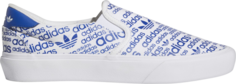 Кроссовки Adidas Court Rallye Slip &apos;Allover Logo - Collegiate Royal&apos;, синий