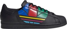 Кроссовки Adidas Superstar Pure &apos;Colorful Trefoil - Core Black&apos;, черный