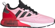 Кроссовки Adidas Ninja x ZX 2K Boost &apos;Time In - True Pink Scarlet&apos;, розовый
