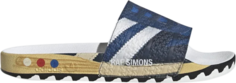 Сандалии Adidas Raf Simons x LA Adilette Slides &apos;Trompe L&apos;oeil&apos;, синий