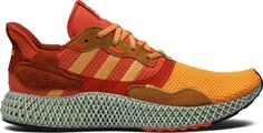 Кроссовки Adidas Sneakersnstuff x ZX 4000 4D &apos;Sunrise&apos;, оранжевый