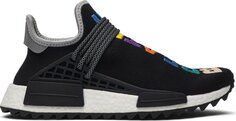 Лимитированные кроссовки Adidas Pharrell x NMD Human Race Trail &apos;Friends and Family&apos;, черный