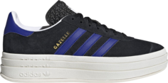 Кроссовки Adidas Wmns Gazelle Bold &apos;Black Lucid Blue&apos;, черный