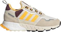 Кроссовки Adidas Wmns ZX 1K Boost &apos;Wonder White Solar Gold&apos;, кремовый