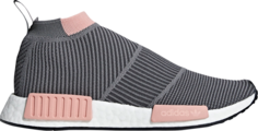 Кроссовки Adidas Wmns NMD_CS1 Primeknit &apos;Grey Trace Pink&apos;, серый