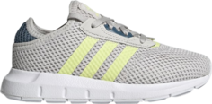 Кроссовки Adidas Swift Run X Little Kid &apos;Grey Pulse Yellow&apos;, серый