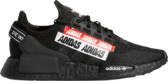Кроссовки Adidas NMD_R1 V2 J &apos;Overbranded - Core Black&apos;, черный
