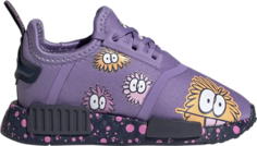 Кроссовки Adidas Kevin Lyons x NMD_R1 I &apos;Monster&apos;, фиолетовый