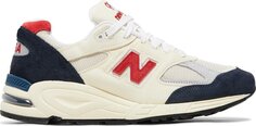 Кроссовки New Balance Teddy Santis x 990v2 Made in USA &apos;Navy Sea Salt&apos;, белый