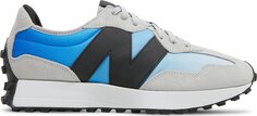 Кроссовки New Balance 327 &apos;Light Aluminum Cobalt Blue&apos;, серый