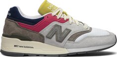 Кроссовки New Balance Aimé Leon Dore x 997 &apos;Canary Yellow&apos;, серый