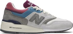 Лимитированные кроссовки New Balance Aimé Leon Dore x 997 &apos;Mulberry Purple&apos;, серый