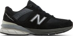 Кроссовки New Balance 990v5 Made In USA Extra Wide &apos;Black&apos;, черный