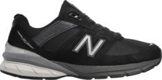 Кроссовки New Balance 990v5 Made In USA 2E Wide &apos;Black&apos;, черный