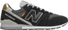 Кроссовки New Balance 996, черный/золотой