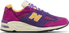 Кроссовки New Balance Teddy Santis x 990v2 Made in USA &apos;Purple Yellow&apos;, фиолетовый